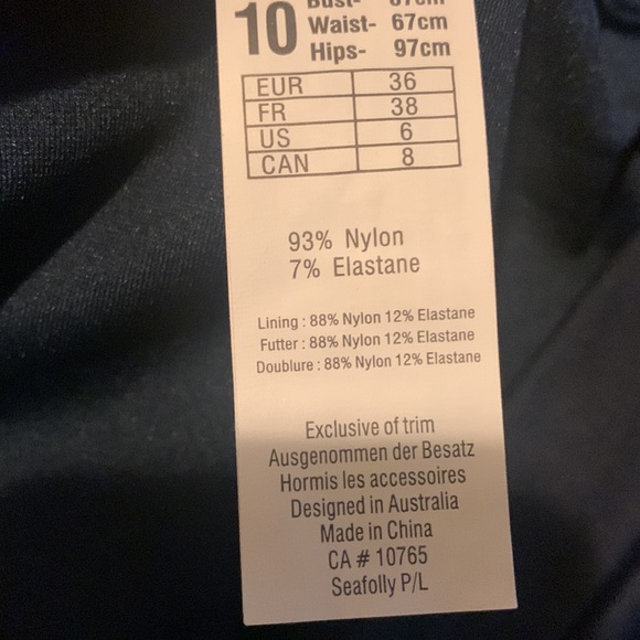 NWOT Seafolly Women's Twist Band Hipster bottom new without tag navy blue - Picture 12 of 13